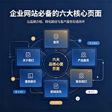 泰安建站-企业网站必备的六大核心页面